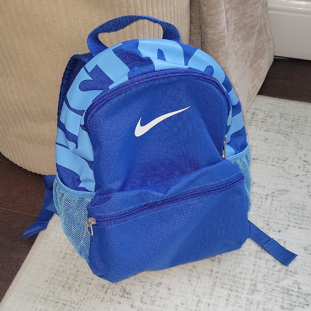 Nike Kids Blue and Light Blue Backpack